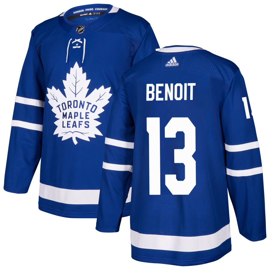 Simon Benoit Toronto Maple Leafs adidas Authentic Jersey - Blue