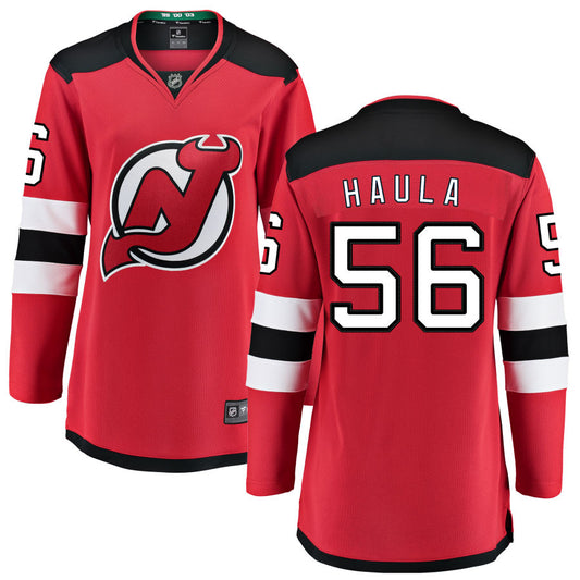 Erik Haula New Jersey Devils Fanatics Branded Women's Home Breakaway Jersey - Red