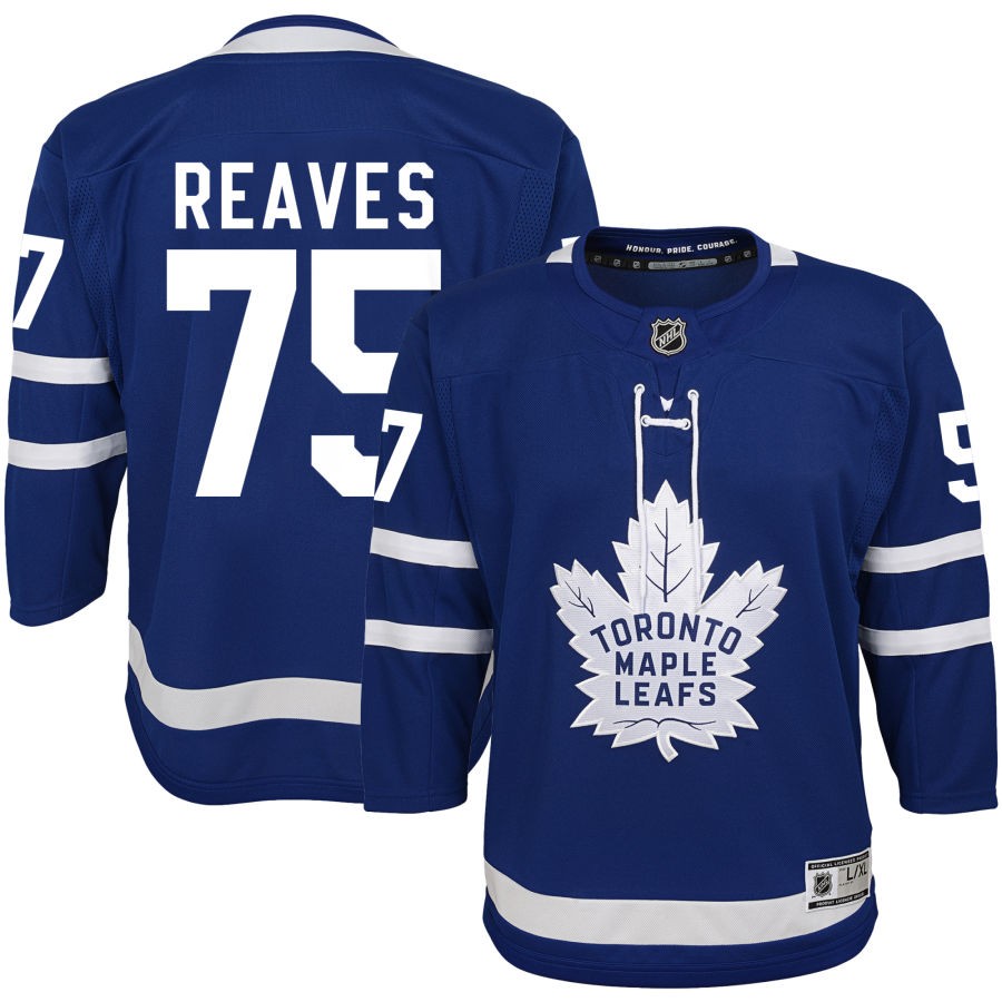 Ryan Reaves Toronto Maple Leafs Youth Home Premier Jersey - Blue